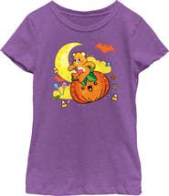 Care Bears Girl's Care Bears Tenderheart Cute Halloween  Graphic T-Shirt