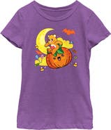 Care Bears Girl's Care Bears Tenderheart Cute Halloween Graphic T-Shirt