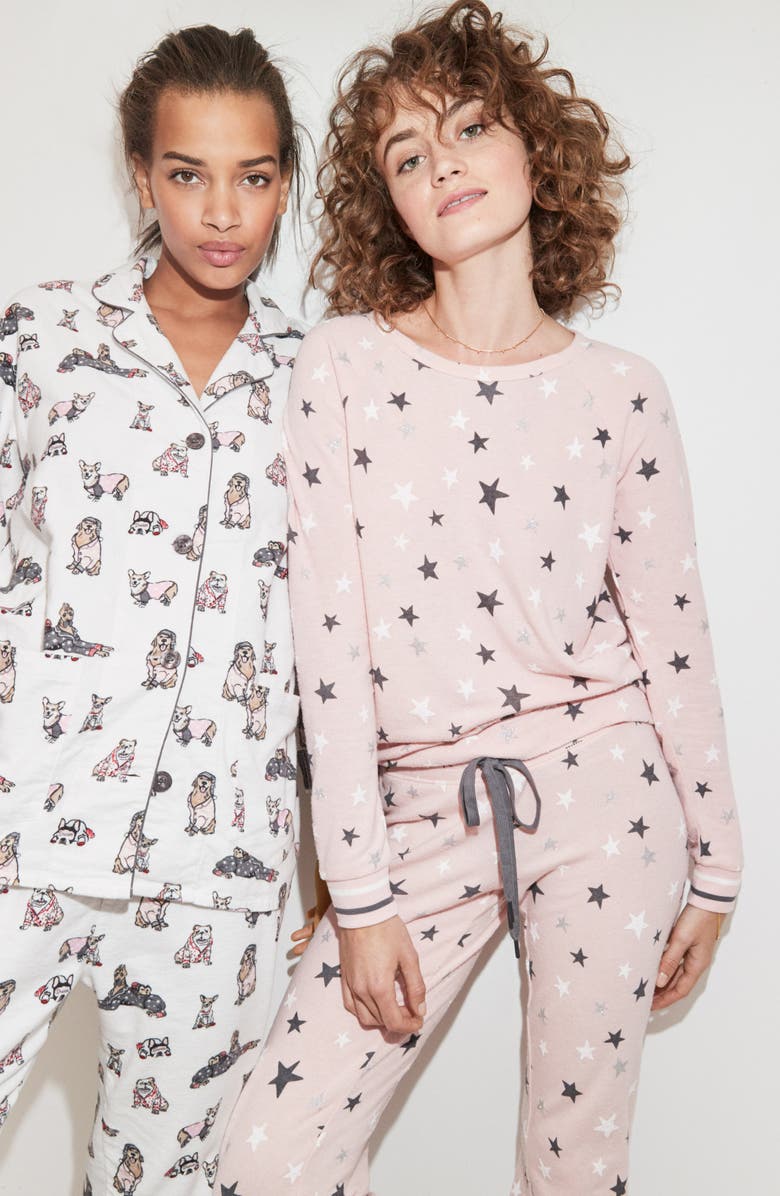 PJ Salvage Just Peachy Pajamas, Alternate, color, 