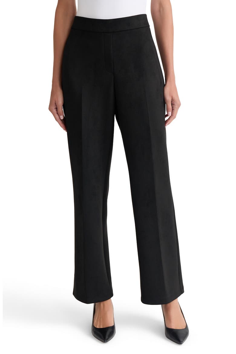 High Waist Pants, Main, color, BLACK