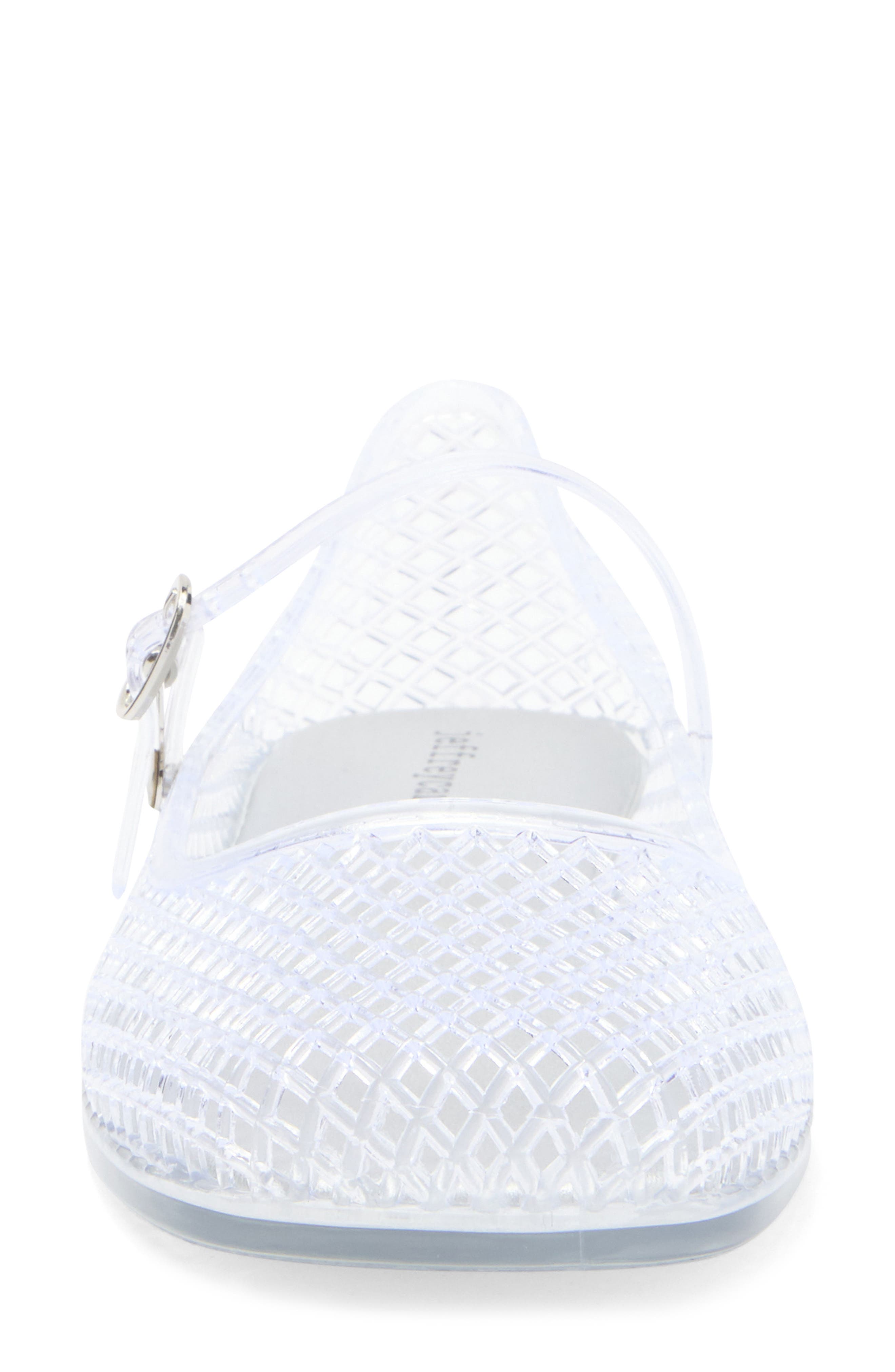 Jeffrey Campbell Breeze Jelly Mary Jane Flat, Alternate, color, Clear