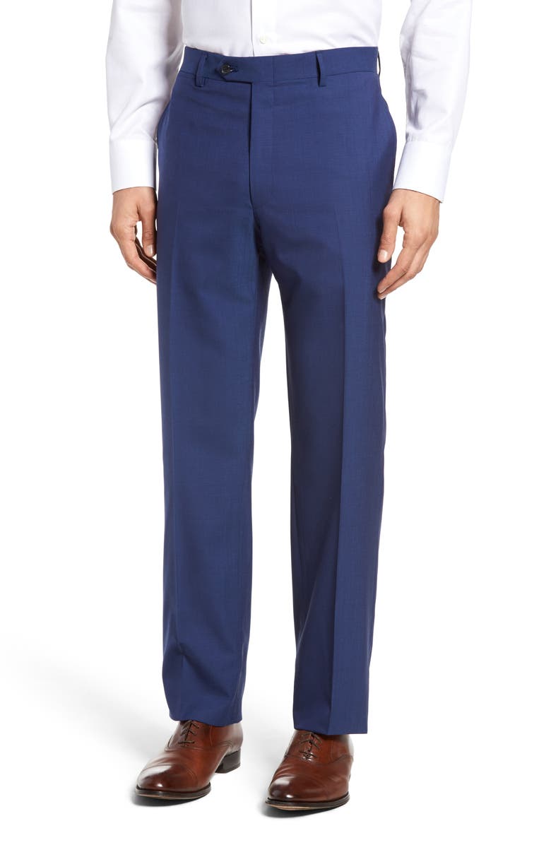 Hart Schaffner Marx Classic Fit Solid Wool Suit, Alternate, color,