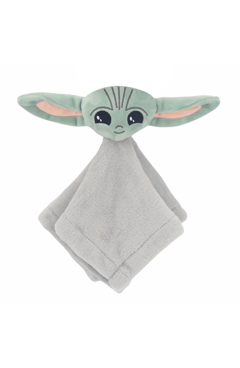 Lambs & Ivy Star Wars The Child/Baby Yoda Security Blanket/Door Pillow Gift Set, Alternate, color, Multicolor