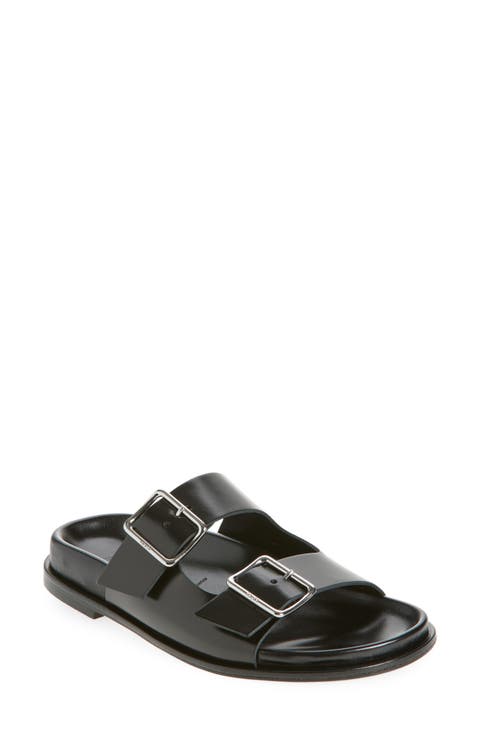 サンダル・ミュール aeyde Danielle Sandals - Aeyde - Leather - Black Danielle Eyelet Mules – Aeyde