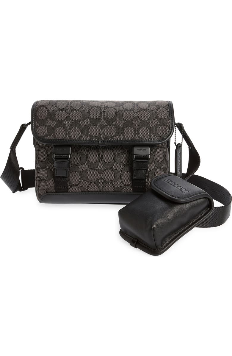 COACH League Hybrid Leather Crossbody Bag, Main, color,