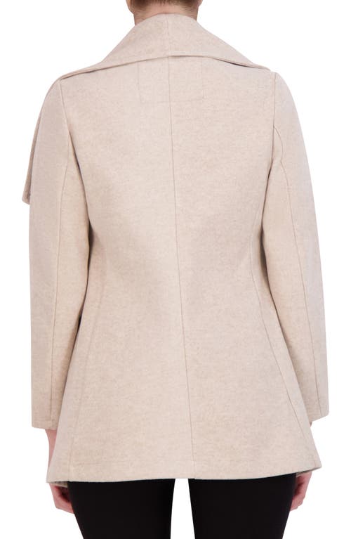 Ookie & Lala Women's Wool Blend Jacket In Heather Oat