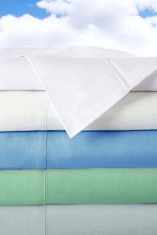 Bedvoyage Luxury 100% Viscose Cooling Fitted Sheet In Stone