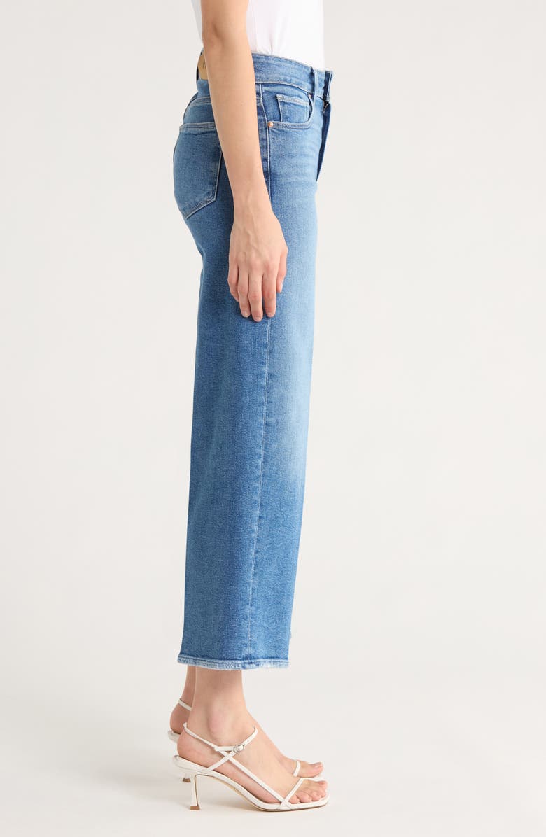 PAIGE Sasha High Waist Ankle Wide Leg Jeans, Alternate, color, Buckingham