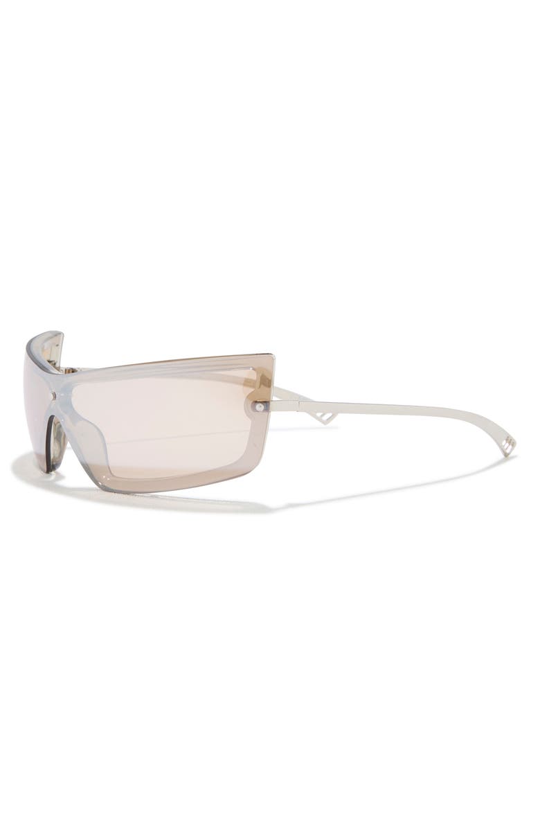 Le Specs The Bodyguard Limited Edition Oversize Shield Sunglasses, 145mm, Alternate, color, Smoke / Silver