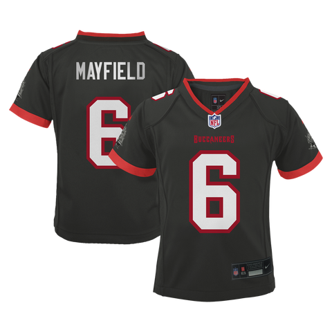 Toddler Nike Baker Mayfield Pewter Tampa Bay Buccaneers Alternate Game Jersey