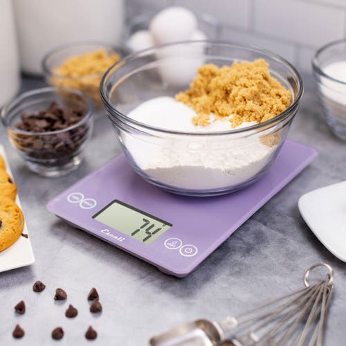 Escali Arti Classic Glass Digital Scale In Purple