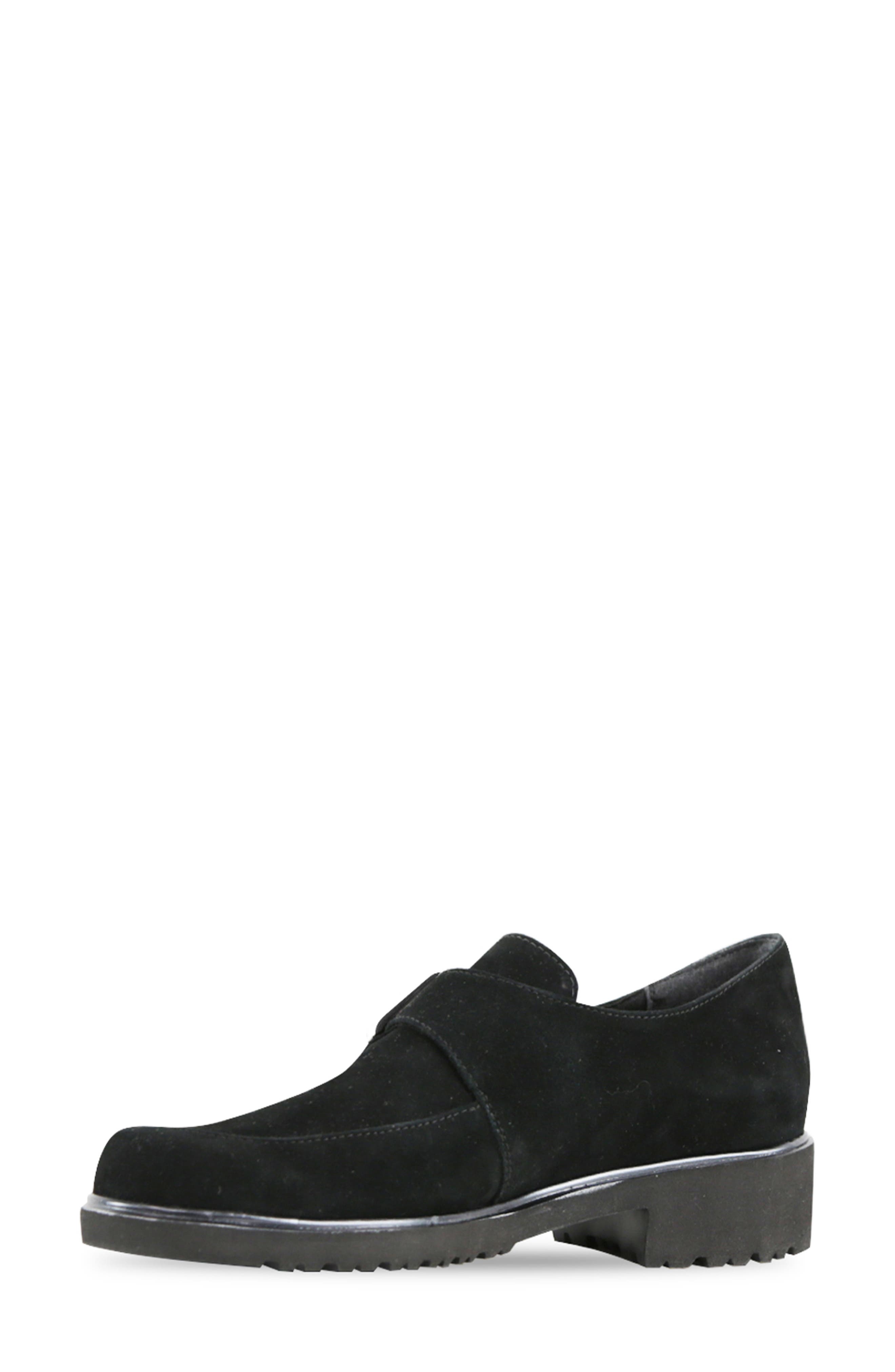 Winslow Monk Strap Loafer, Alternate, color, BLACK