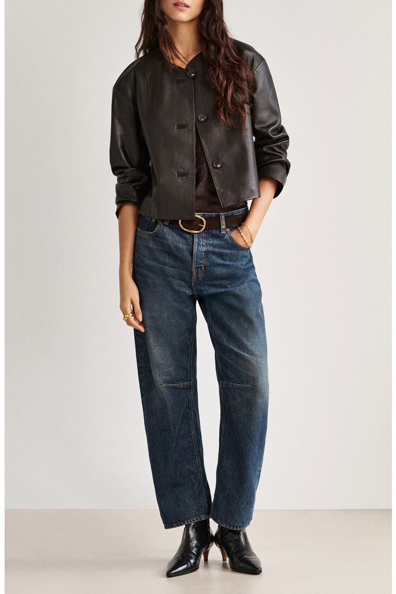 The Darted Barrel Leg Jeans, Main, color, DANVER WASH
