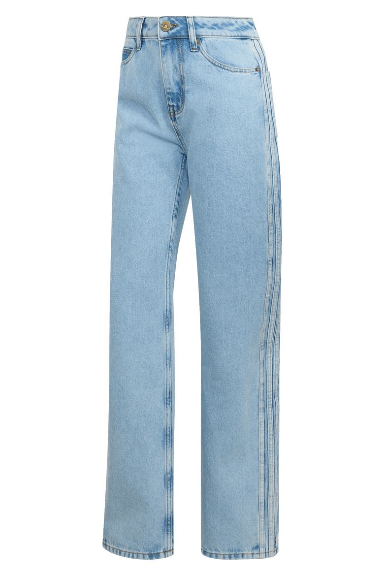 Straight Leg Jeans, Alternate, color, LIGHT DENIM