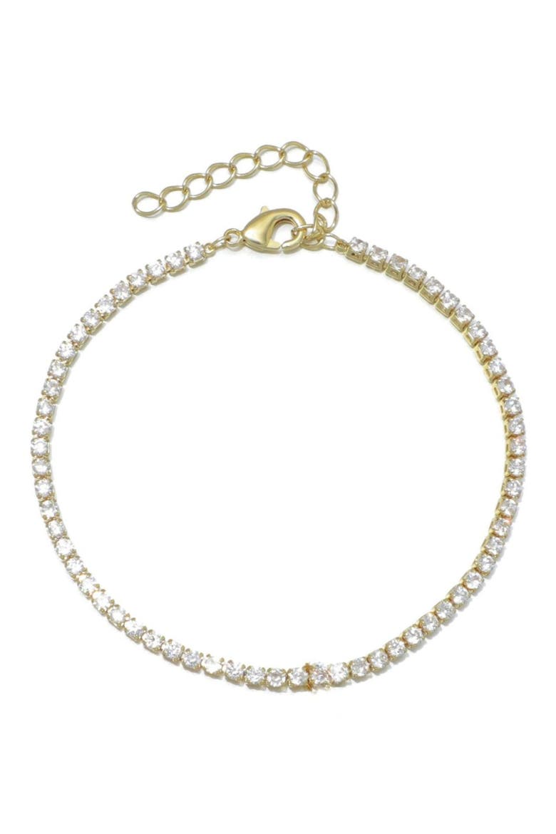3-Piece Initial Necklace, Earrings & Bracelet Set, Alternate, color, GOLD-L