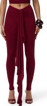 Naked Wardrobe Drape Front Leggings