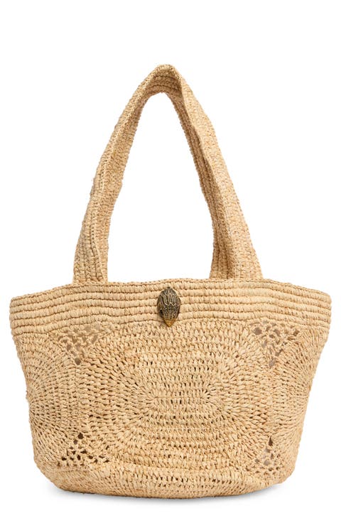 Kensington Raffia Tote