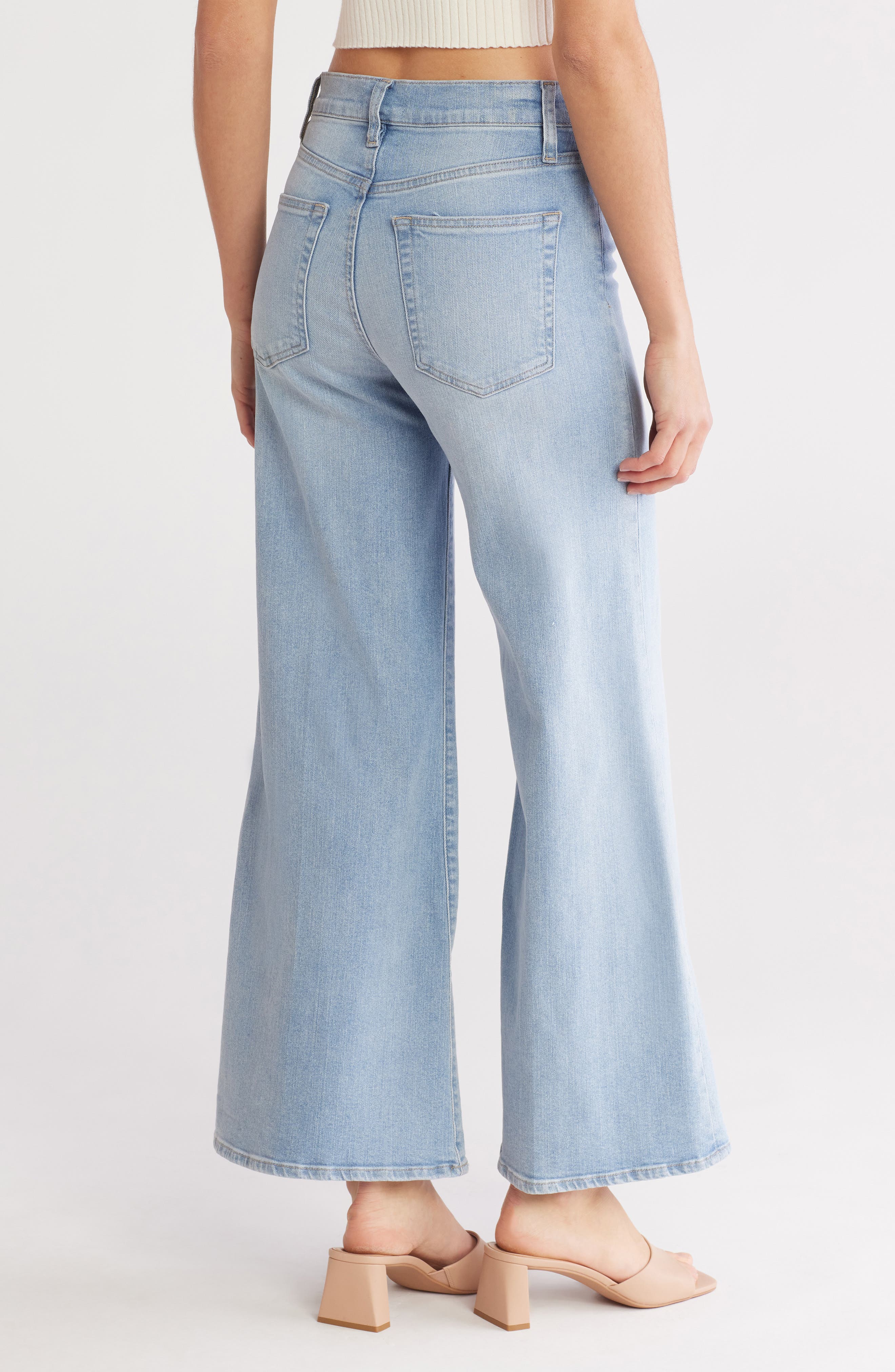 Le Crop Palazzo Jeans - image 2