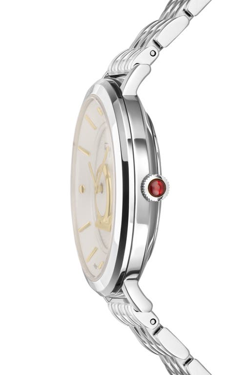 Ferragamo Minuetto Bracelet Watch, 36mm In Silver