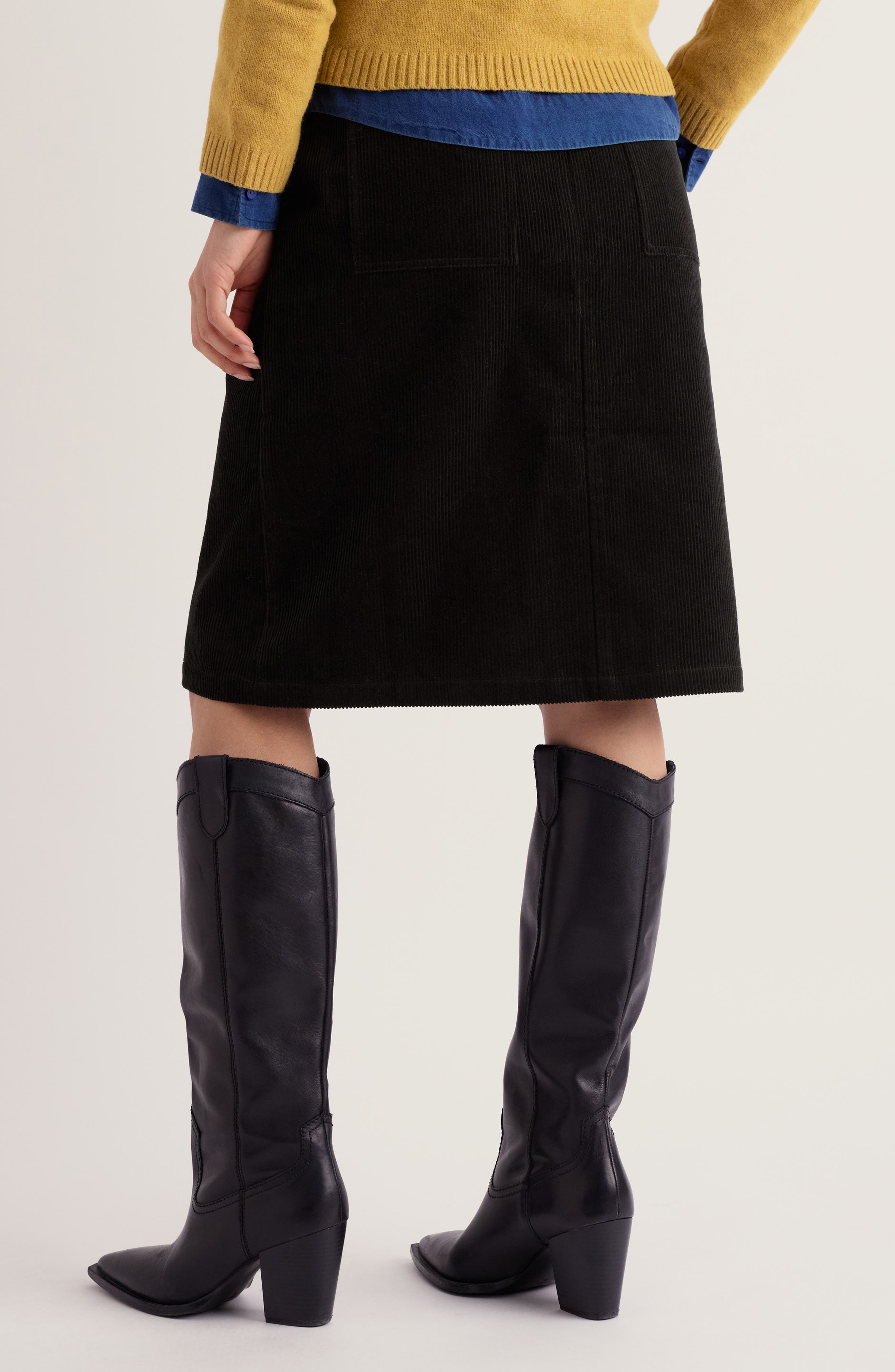 Seasalt Cornwall Dovetail Organic Cotton Corduroy Skirt (Women) | Nordstrom
