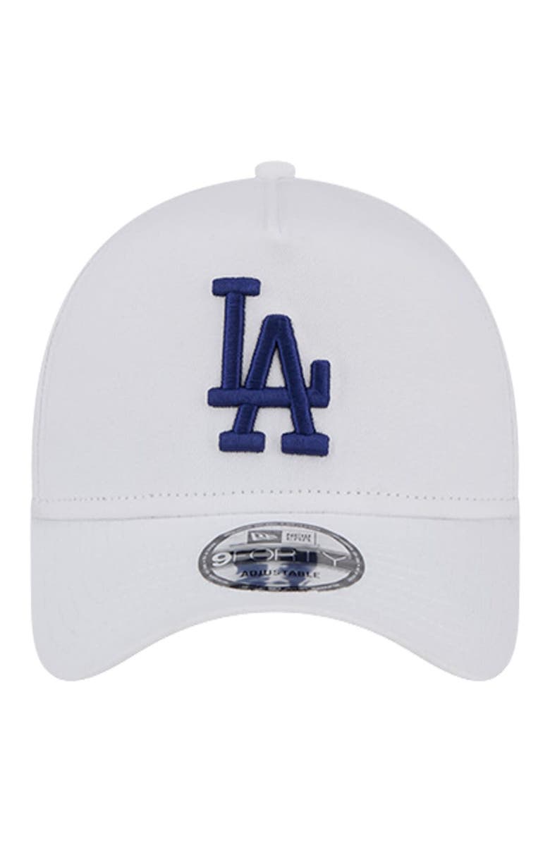 New Era Men's New Era White Los Angeles Dodgers TC A-Frame 9FORTY Adjustable Hat, Alternate, color, White
