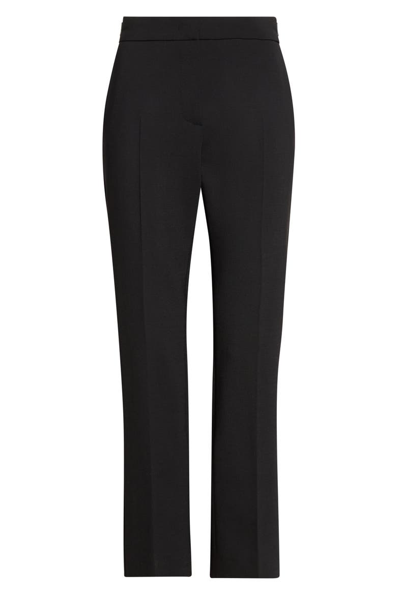 Macino Stretch Wool Trousers, Main, color, BLACK