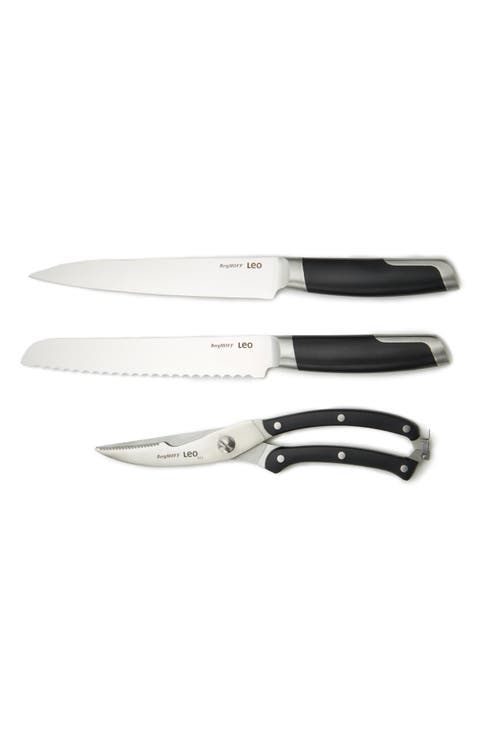 Leo Graphite 3-Piece Knife Set