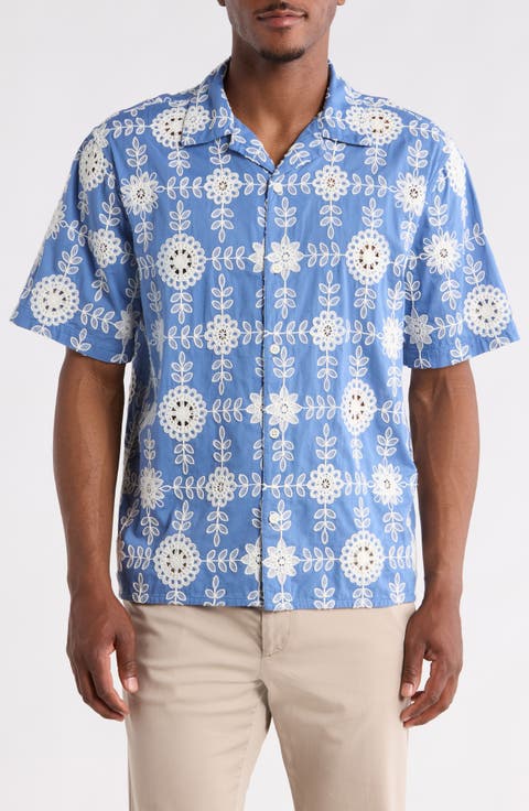 Didcot Corded Lace Camp Shirt