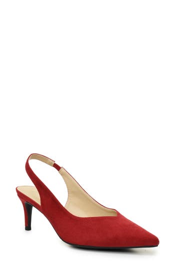 NICOLE MILLER NICOLE MILLER V-CUT SLINGBACK PUMP