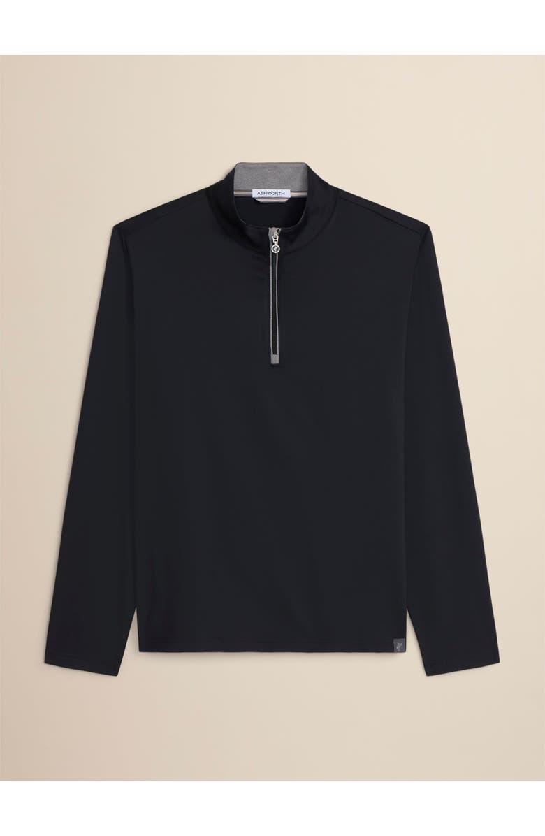 ASHWORTH GOLF Crosby 1/4 Zip, Main, color, Black