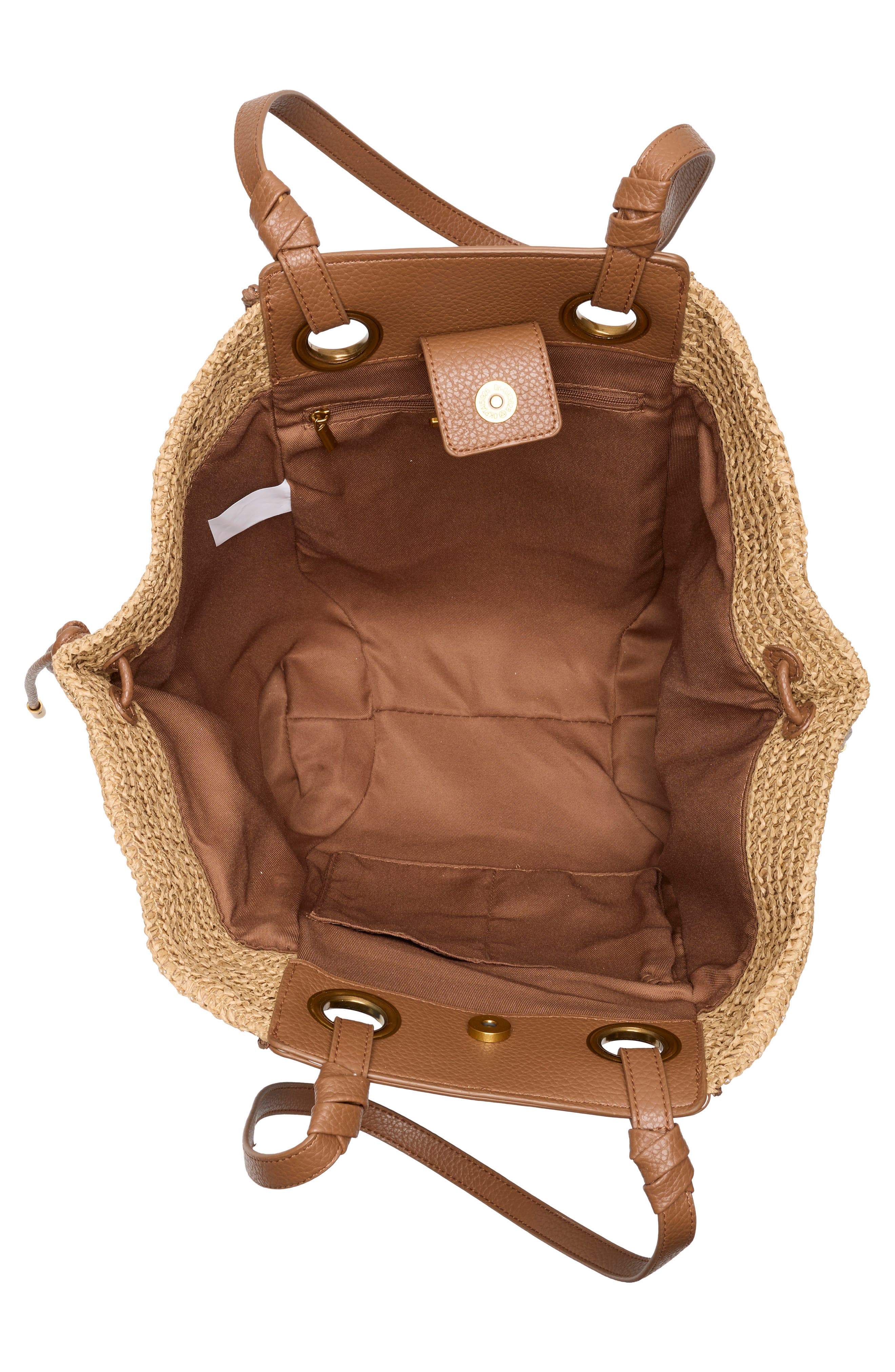 Bidris Mix Media Tote Bag, Alternate, color, NATURAL / NUTSHELL