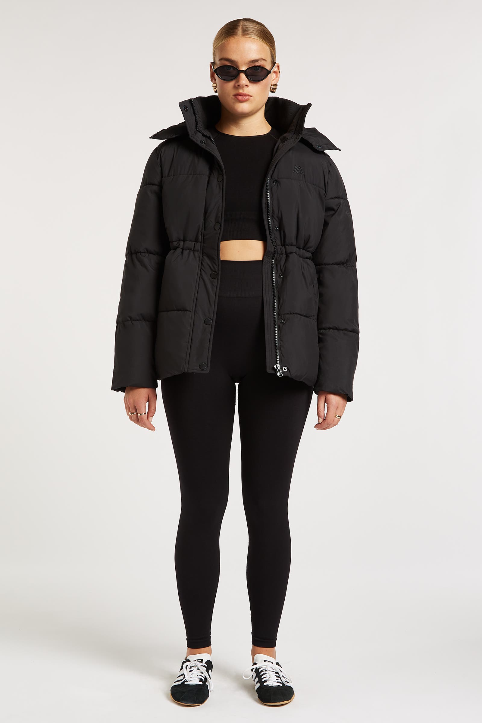 Nova Longline Hooded Puffer Coat - image 2