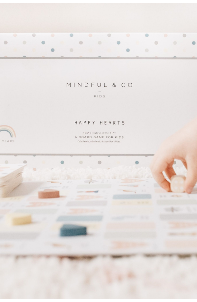 Mindful & Co Kids Happy Hearts Board Game - Age 4+ Years, Alternate, color, White With Print