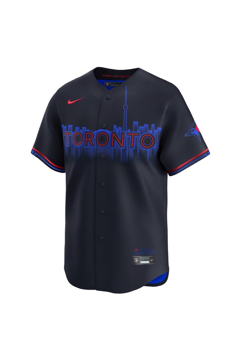 Men's Nike  Navy Toronto Blue Jays 2024 City Connect Limited Jersey, Alternate, color, Navy