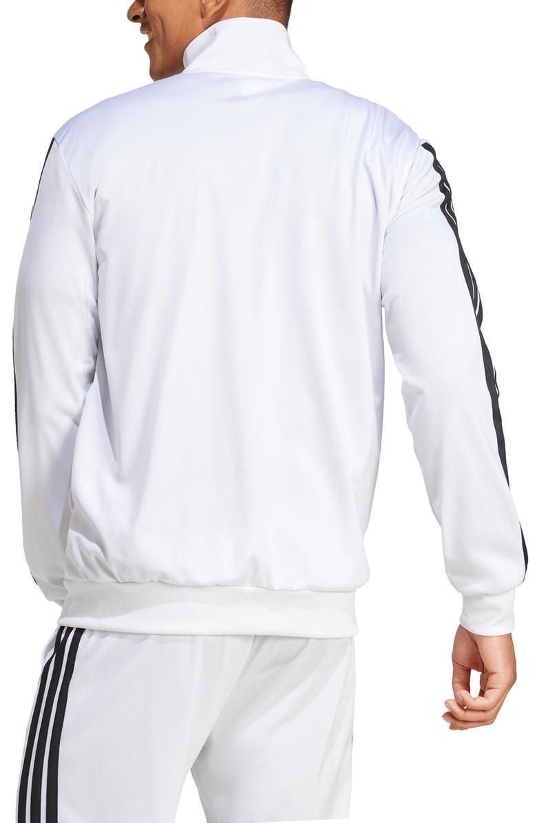 adidas 3-Stripe Training Track Jacket, Alternate, color, White