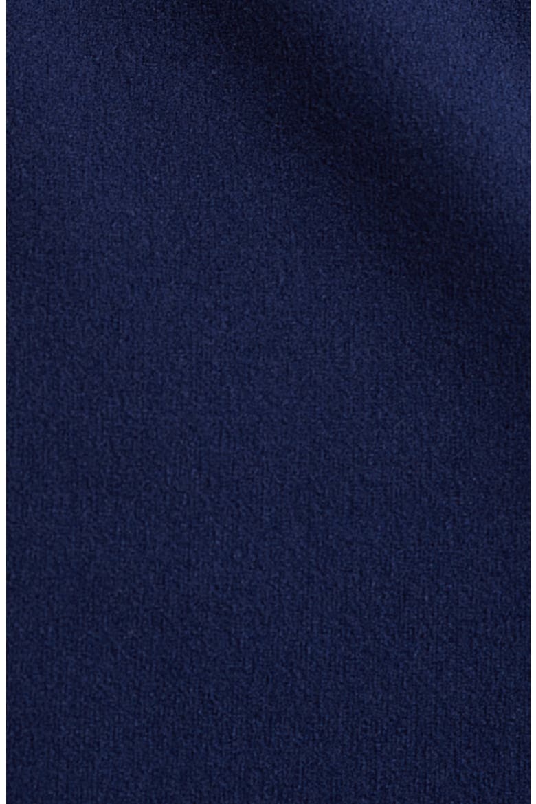 Flower Appliqué Jersey Gown, Alternate, color, NAVY