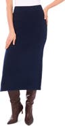 1.STATE Side Slit Midi Skirt