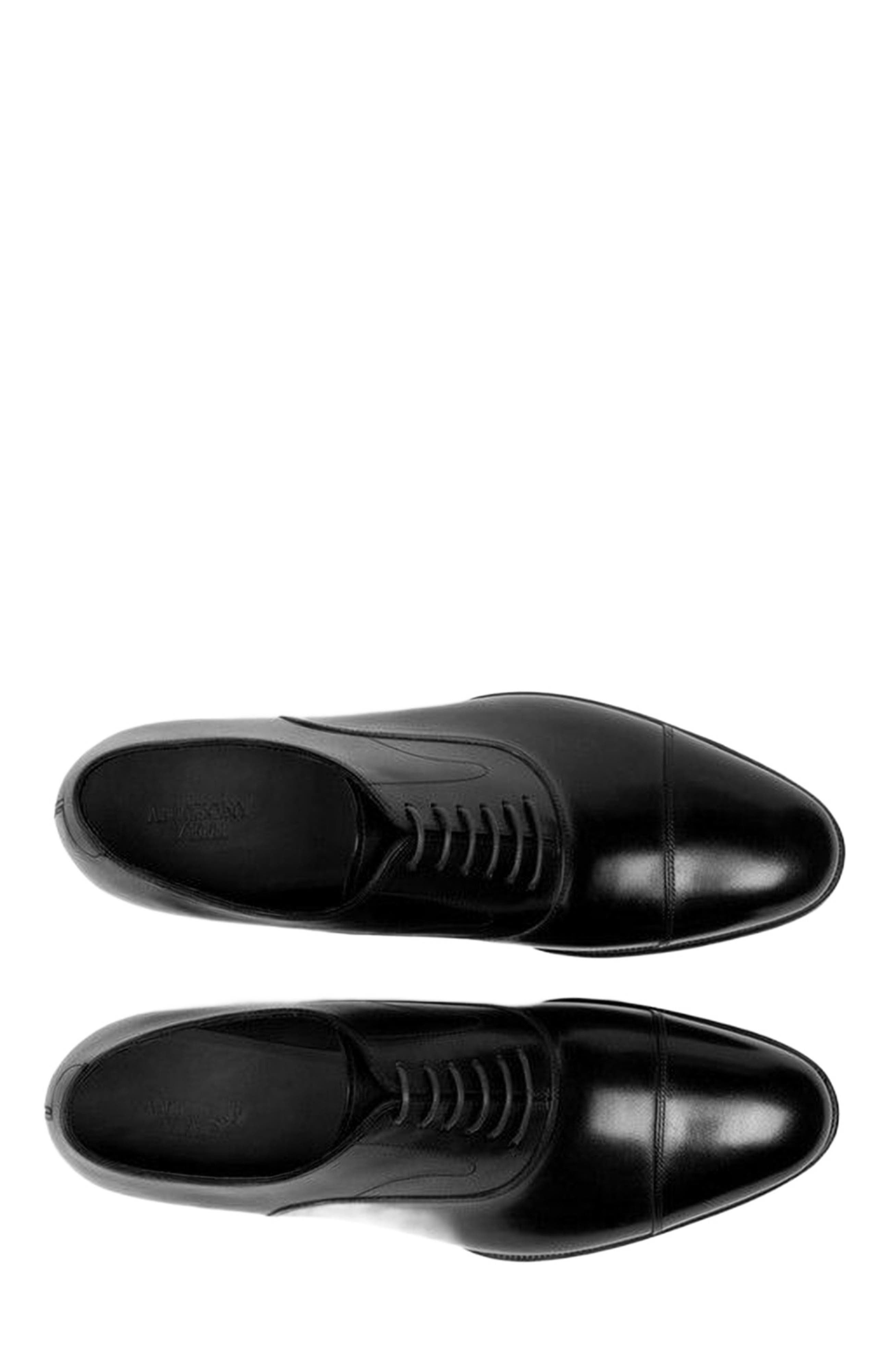 Anthony Veer Regent Cap-toe Oxford, Alternate, color, Obsidian Black