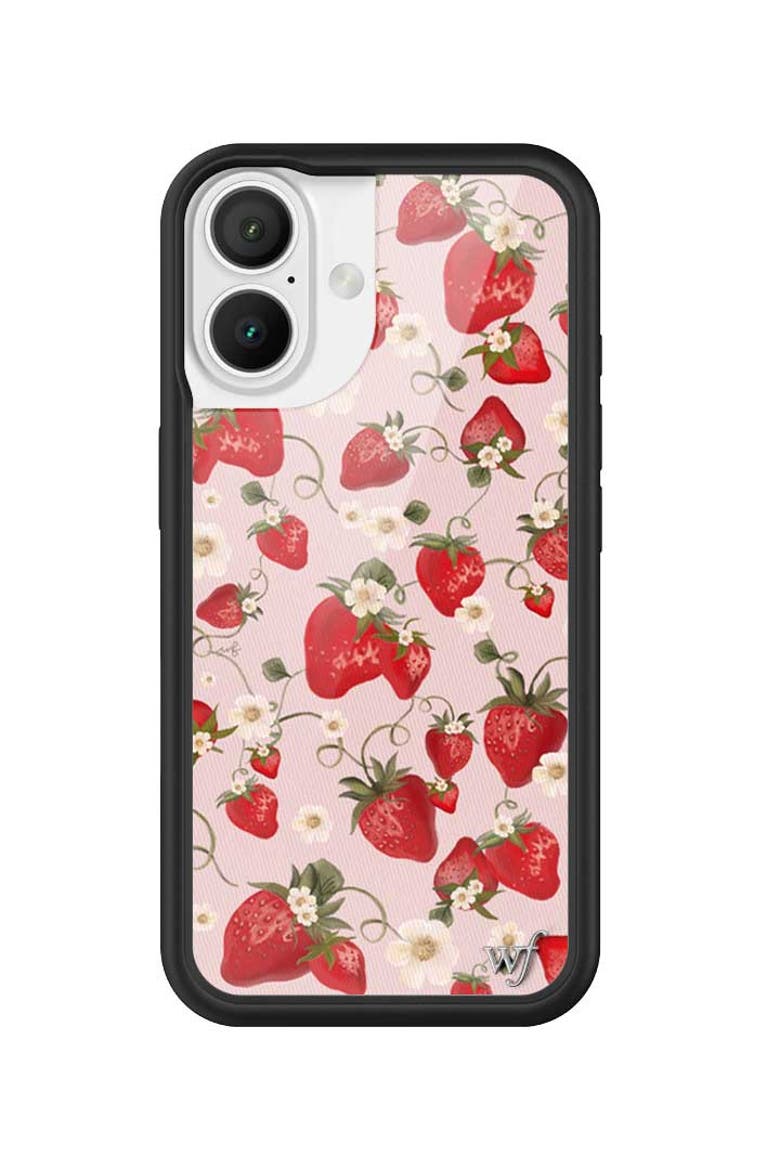 Strawberry Fields iPhone Case, Alternate, color, Pink