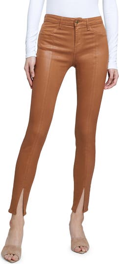Jyothi High Waist Split Ankle Skinny Jeans