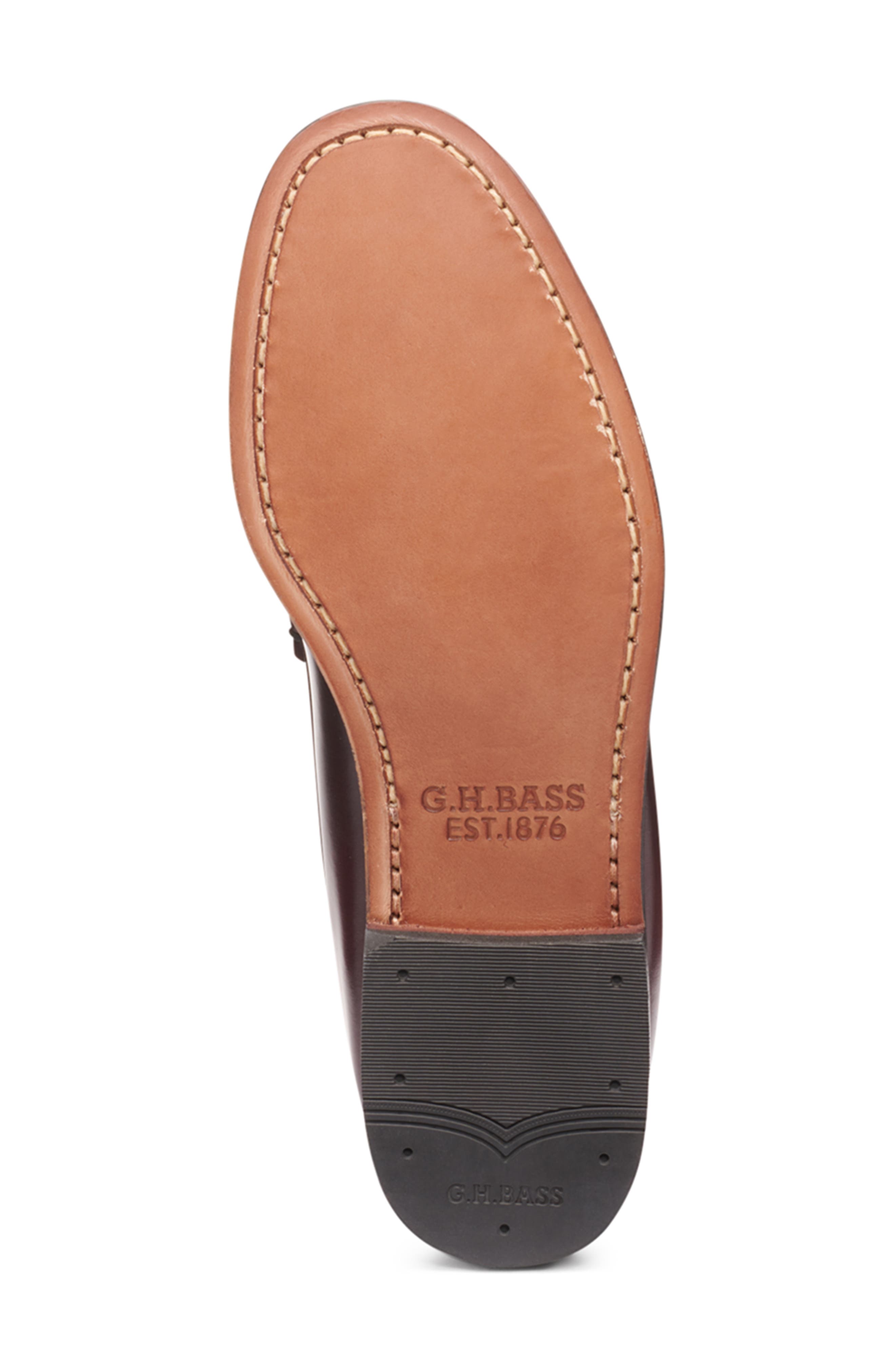 Lennox Tassel Weejun Loafer, Alternate, color, WINE