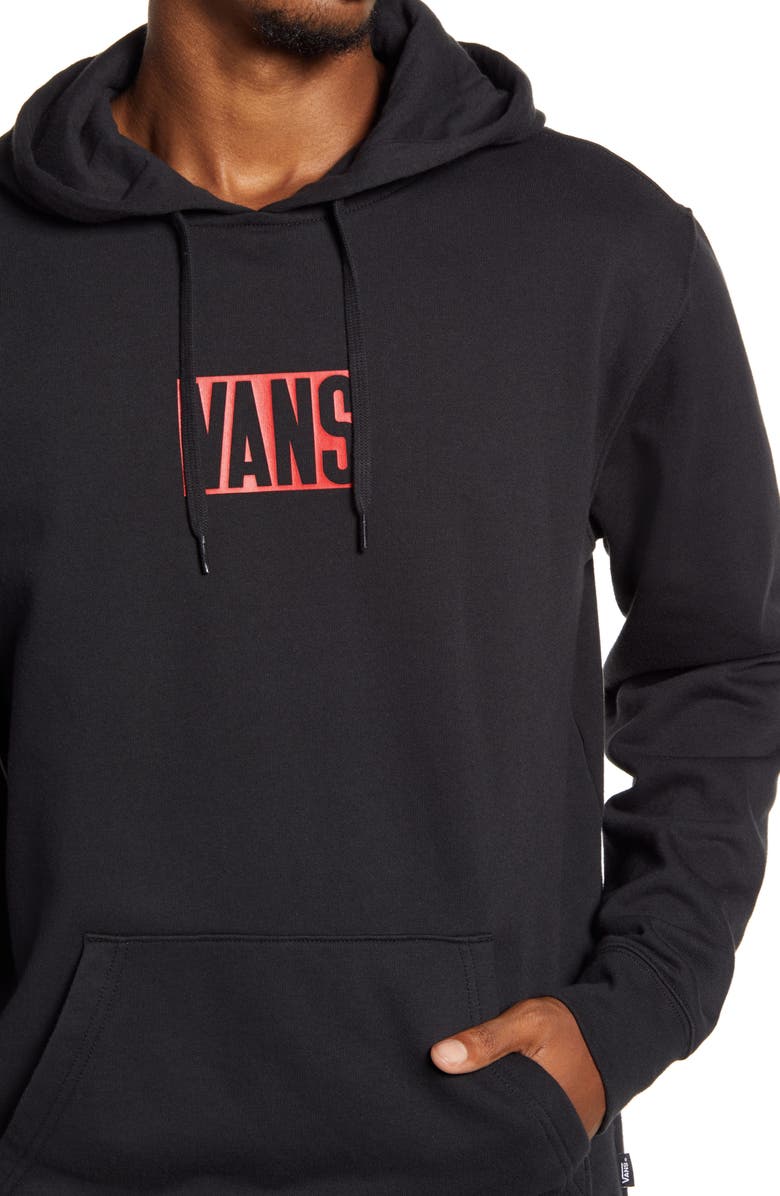 Vans New Stax Logo Men's Hooded Sweatshirt, Alternate, color, 