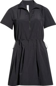 Zella Nylon Pleated Fit & Flare Dress