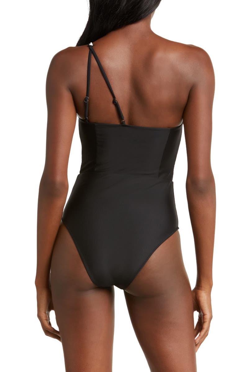 Ramy Brook India One-Shoulder One-Piece Swimsuit, Alternate, color, 