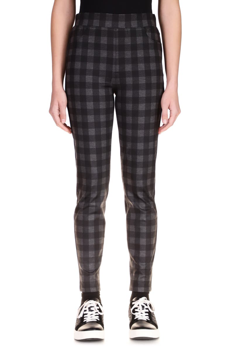 Sanctuary Runway Plaid Leggings, Main, color,