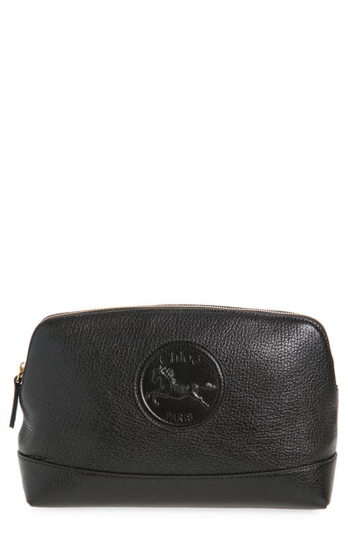 Chloé Horse Medal Soft Leather Pouch