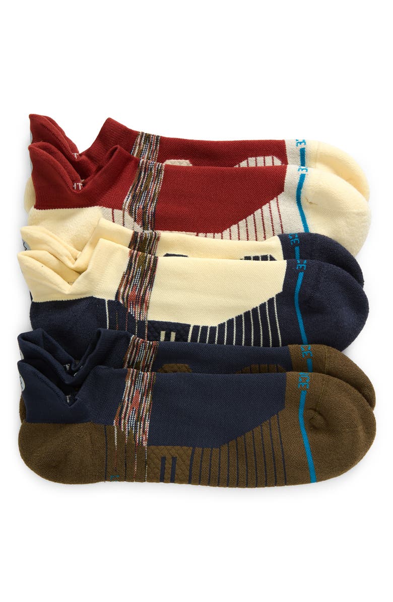 Stance Riveen 3-Pack Light Performance Tab No-Show Socks, Main, color,