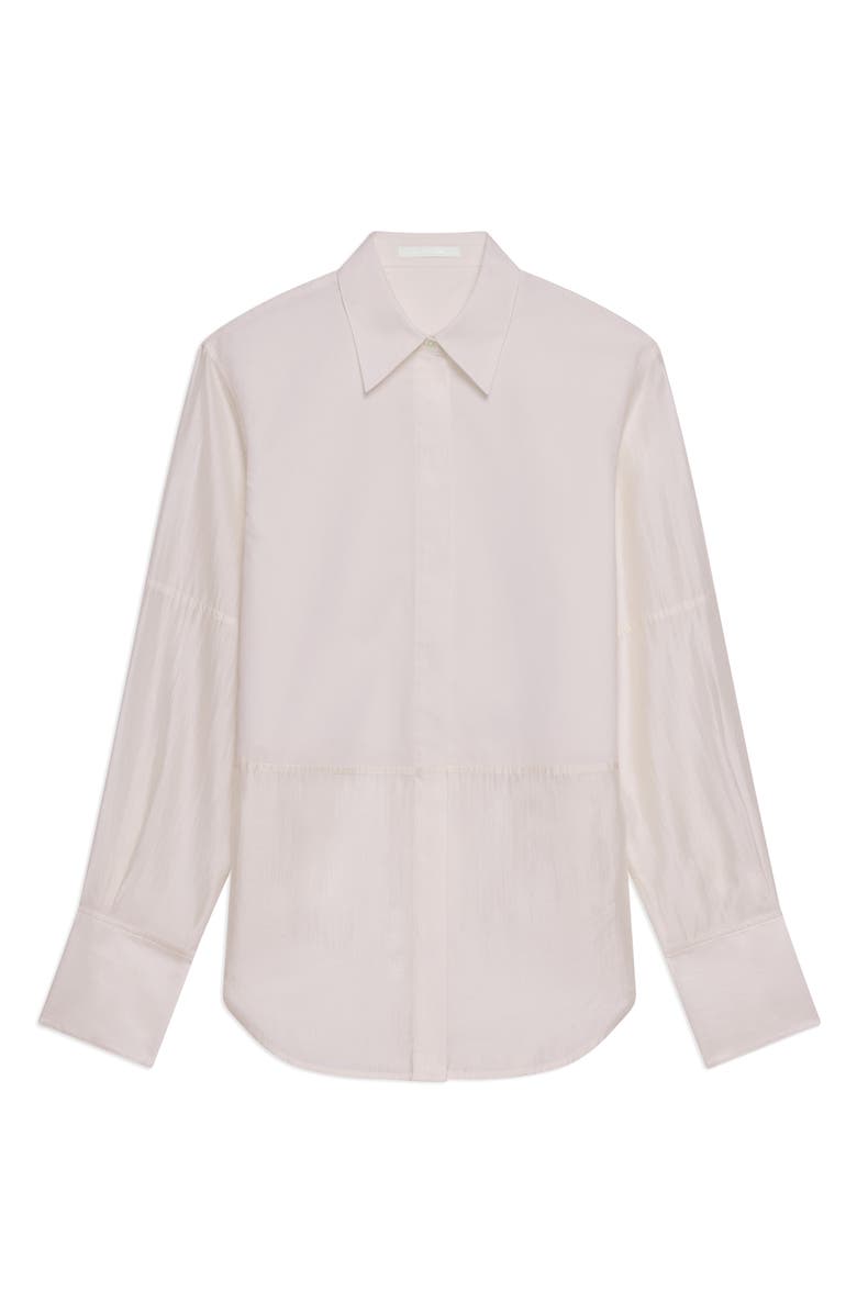 Helmut Lang Woven Button-Up Shirt, Alternate, color, 