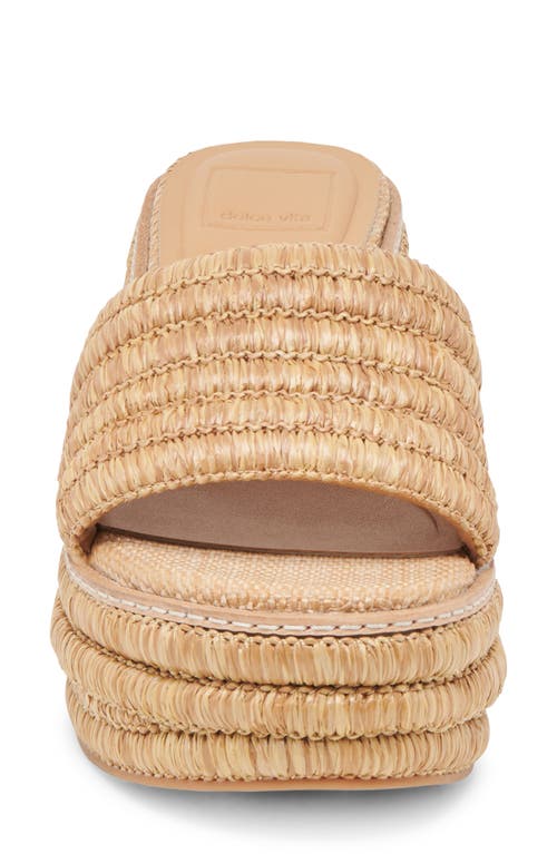 Dolce Vita Throne Platform Sandal In Brown