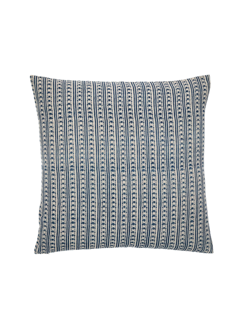 Alamwar Dora Indigo Decorative Pillow Cover In Indigo
